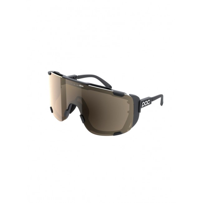 Okulary rowerowe POC Devour Ultra czarne - TU