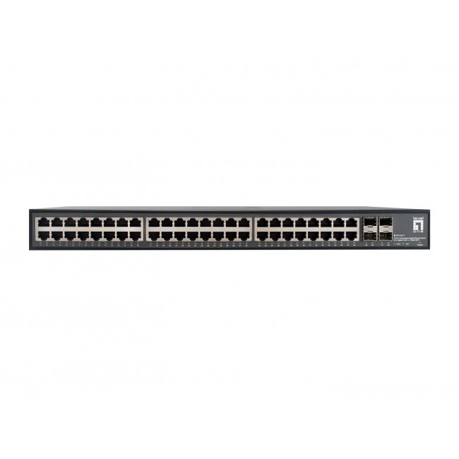 LevelOne GTU-5211 network switch Unmanaged Gigabit Ethernet (10/100/1000) Black