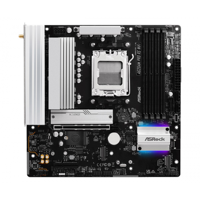 Asrock A620AM Pro RS WiFi AMD A620A Socket AM5 micro ATX