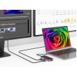 Conceptronic DONN14G laptop dock/port replicator Wired USB 3.2 Gen 1 (3.1 Gen 1) Type-C Grey