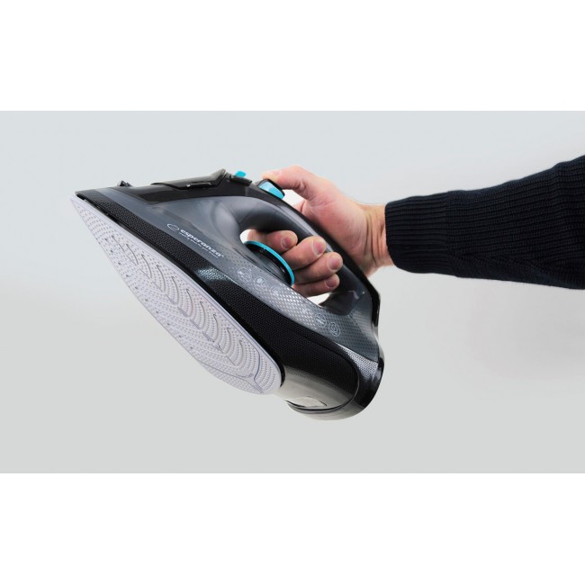Esperanza EHI010 Steam iron Ceramic soleplate Grey, Black 2600 W