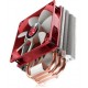 RAIJINTEK Themis Processor Cooler 12 cm Copper, Metallic, Red