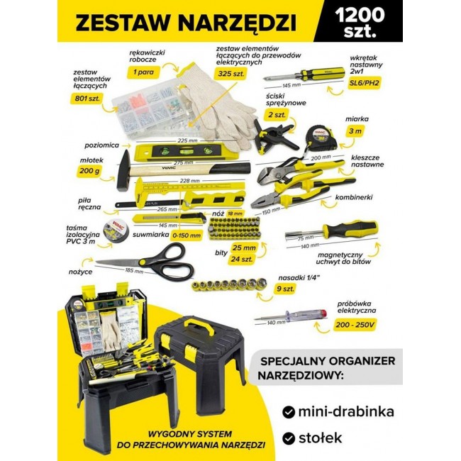 ZESTAW UNIWERSALNY 1200el. 1/4 ZESTAW UNIWERSALNY 1200el. 1/4