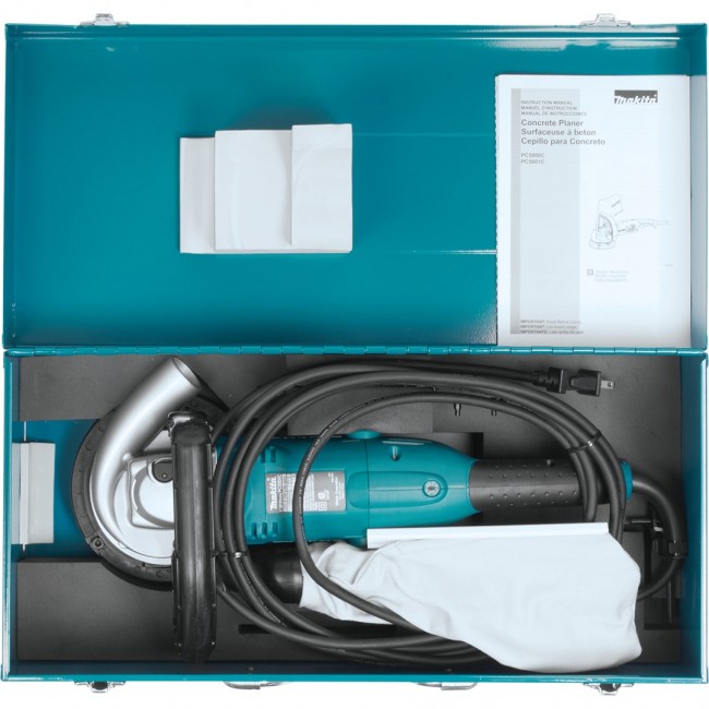 Makita PC5001C portable sander 10500 RPM Black, Blue 1400 W