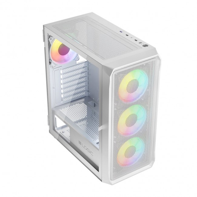 Logic PORTOS ARGB MINIDI USB 3.0 Case White Logic PORTOS ARGB MINIDI USB 3.0 Case White