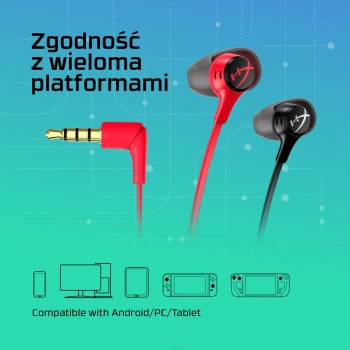 HyperX Cloud Earbuds II RED