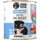 JOHN DOG Good Form Junior Rich in beef - wet dog food - 800g