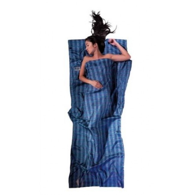 Cocoon TravelSheet Silk Sleeping Bag Liner, Checked Silk Cocoon TravelSheet Silk Sleeping Bag Liner, Checked Silk