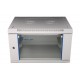 Extralink Rackmount cabinet 6U 600x450 Gray wall mounted