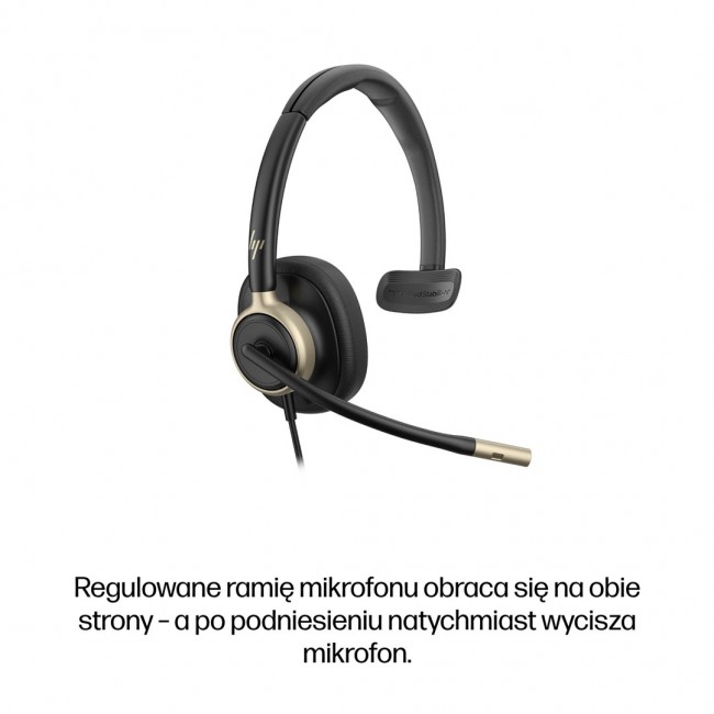 HP Poly Mission 815 Monaural USB Wired Headset