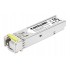 Intellinet Gigabit Fiber WDM Bi-Directional SFP Optical Transceiver Module 1000Base-BX-D (LC) Single-Mode Port, 120 km (75 mi.), BiDi WDM (RX1490/TX1550), MSA-compliant for Maximum Compatibility, Silver