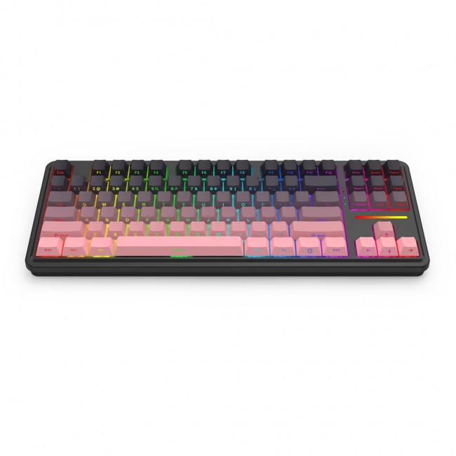 REDRAGON K728SP-RGB-PRO Antonium Pro keyboard USB + RF Wireless + Bluetooth Black, Pink
