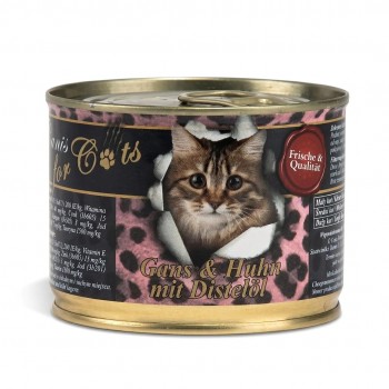 O CANIS Goose and chicken with safflower oil - wet cat food - 200g