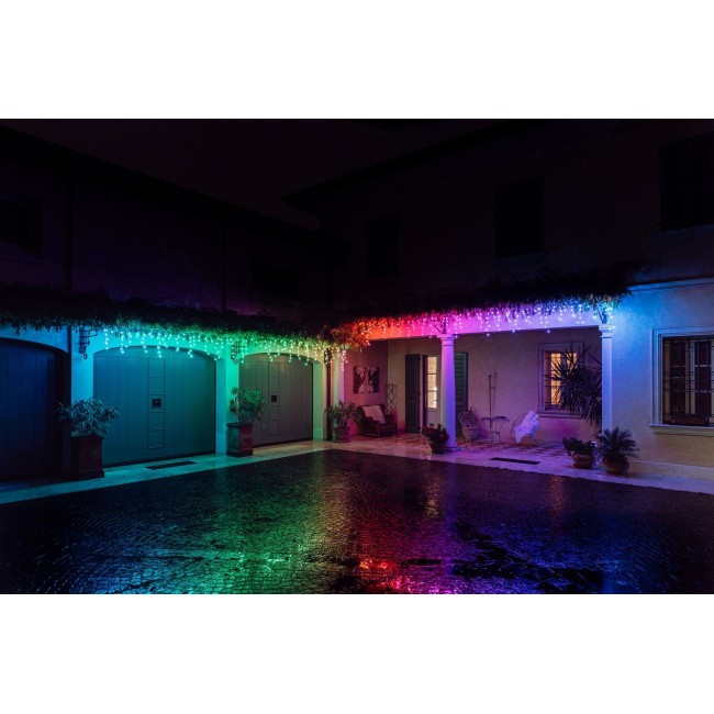 INTELLIGENT LED ICICLES TWINKLY 190 RGB 5X0.7M