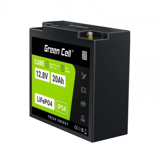 Green Cell LFPGC12V20AH UPS battery Lithium Iron Phosphate (LiFePO4) 12.8 V 20 Ah Green Cell LFPGC12V20AH UPS battery Lithium Iron Phosphate (LiFePO4) 12.8 V 20 Ah