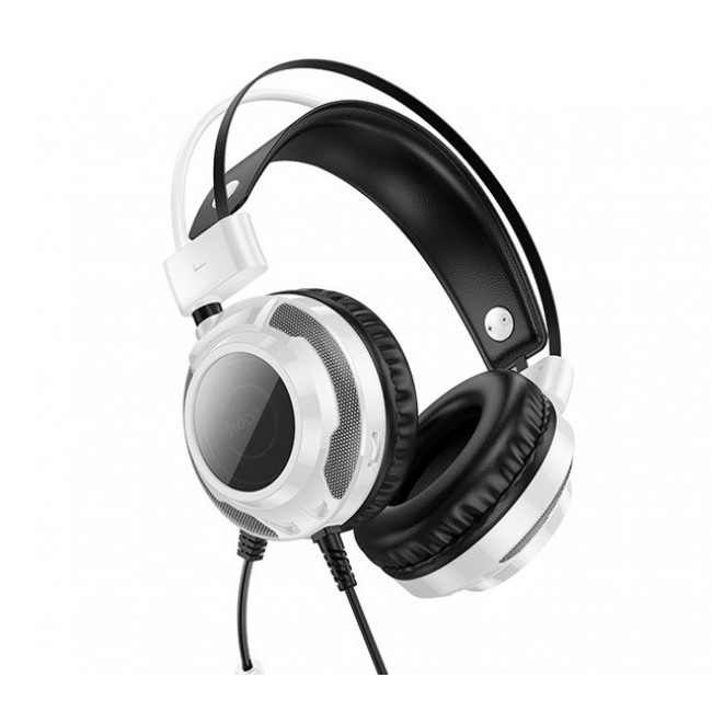 Hoco W110 Resource Gaming Headset Wired USB+ Jack 3.5 In-Ear White Hoco W110 Resource Gaming Headset Wired USB+ Jack 3.5 In-Ear White