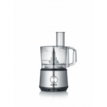 Severin KM 3892 food processor 1200 W 1.5 L Black, Stainless steel, Transparent