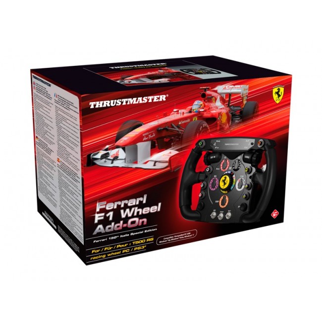 Thrustmaster Ferrari F1 Black RF Steering wheel Analogue PC, PlayStation 4, PlayStation 5, Playstation 3, Xbox Thrustmaster Ferrari F1 Black RF Steering wheel Analogue PC, PlayStation 4, PlayStation 5, Playstation 3, Xbox