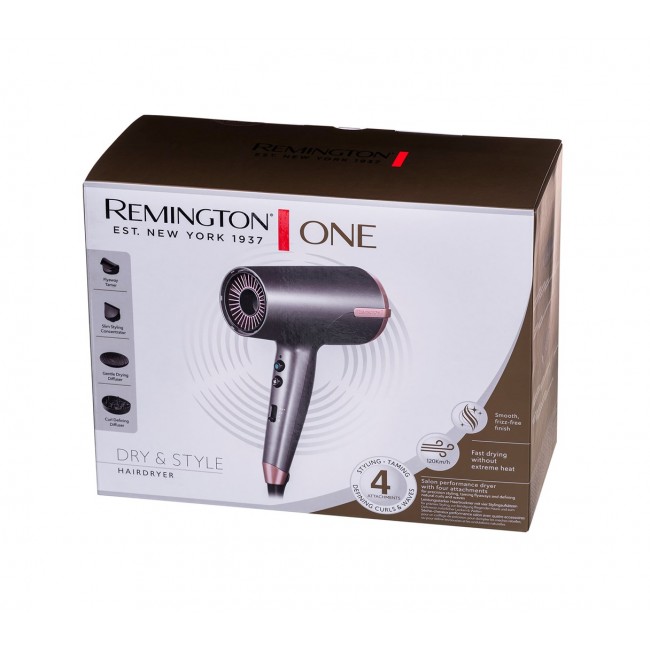 Remington D6077 hair dryer 2000 W Bronze, Grey