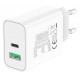 Techly IPW-USB-30WACG mobile device charger Universal White AC Fast charging Indoor
