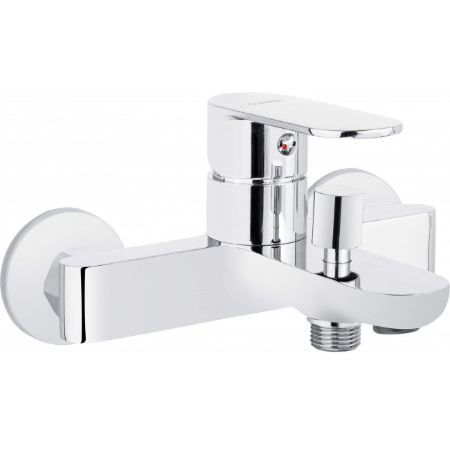 Wall-mounted bathtub mixer