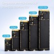 Qoltec 52366 M.2 NVMe SSD Docking Station | PCIe | USB-C | 20 Gb/s | DUAL 2 x 8TB | Offline cloning