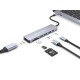 Conceptronic DONN19G 7-in-1 USB 3.2 Gen 1 Docking Station, HDMI, USB-A 3.0 x 3, SD, TF/MicroSD, 100W USB PD