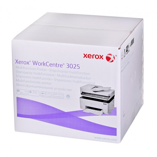 Xerox WorkCentre 3025/NI Laser 1200 x 1200 DPI 20 ppm A4 Wi-Fi