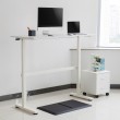 Manual height adjustable desk Ergo Office, max 40 kg, max height 117cm, with a top for standing and sitting work, ER-401 W
