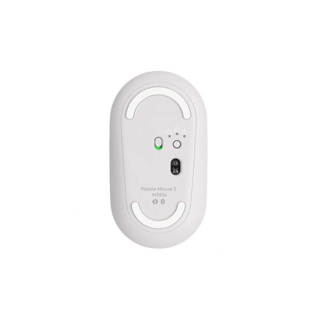 Logitech Pebble 2 Combo keyboard Mouse included Universal RF Wireless + Bluetooth QWERTY US International White