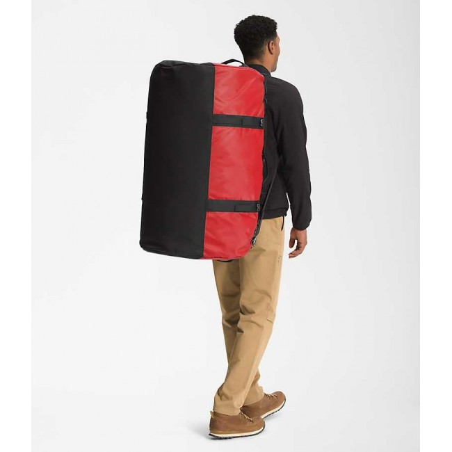 The North Face Base Camp duffel bag 150 L Nylon, Polyester Black, Red