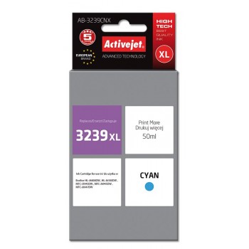 Activejet AB-3239CNX Ink cartridge (replacement for Brother LC3239XLC Supreme 50 ml cyan)