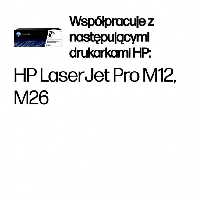 HP 79A Black Original LaserJet Toner Cartridge