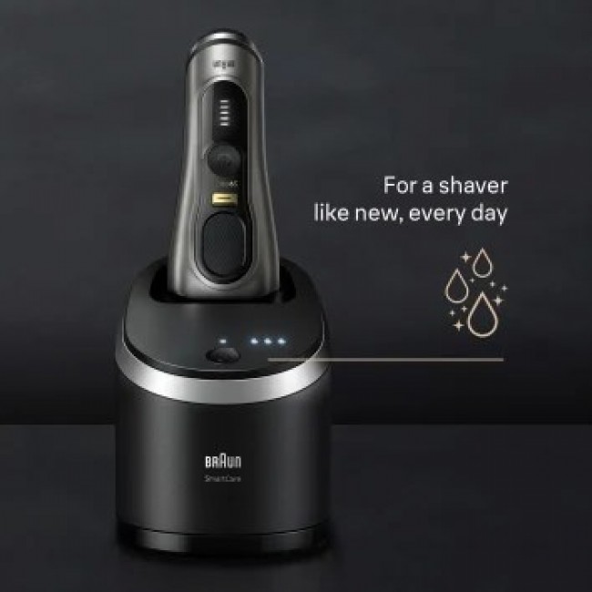 Braun Series 9 Pro+ 9565cc Wet & Dry Foil shaver Trimmer Metallic