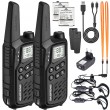 Walkie-Talkie Baofeng BF-T25E Black, 2 pieces