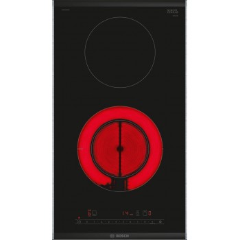 Bosch Serie 6 PKF375FP2E hob Black Built-in 30 cm Ceramic 2 zone(s)