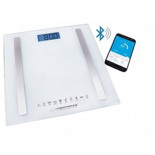 Esperanza EBS016W personal scale Square White Electronic personal scale Esperanza EBS016W personal scale Square White Electronic personal scale