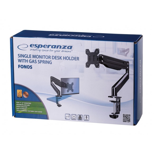 Esperanza ERW019 monitor mount / stand 68.6 cm (27 Esperanza ERW019 monitor mount / stand 68.6 cm (27