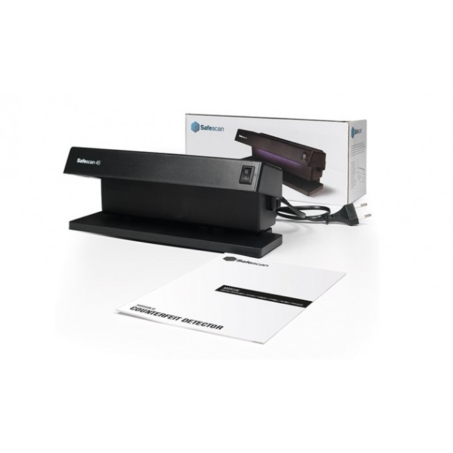 Safescan SAF45 counterfeit bill detector Black Safescan SAF45 counterfeit bill detector Black