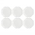 Set of 6 Villadeifiori pastry plates - White, 19 cm