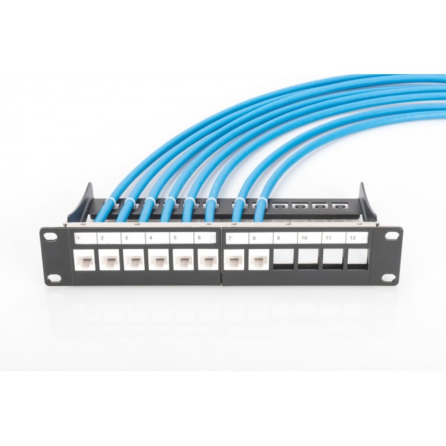 DIGITUS Cat.6A, U/UTP, B2ca, AWG 23/1, LSOH, 100m, blue installation cable