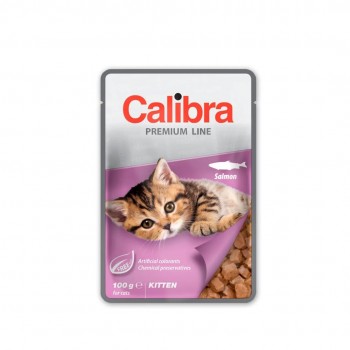 CALIBRA Cat Premium Kitten Salmon - wet cat food - 100g