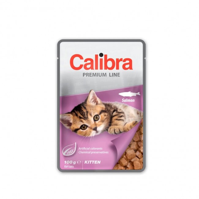 CALIBRA Cat Premium Kitten Salmon - wet cat food - 100g