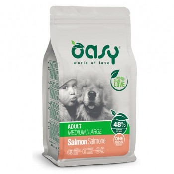 OASY One Animal Protein Adult Medium/Large Salmon - dry dog food - 12kg