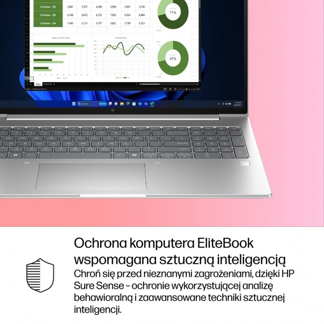 HP EliteBook 6 G1i AI PC with Intel Core Ultra 5 225H, 40.6 cm (16