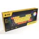 Tracer EVO2 keyboard Gaming USB + RF Wireless + Bluetooth QWERTY English Black, Orange, Yellow