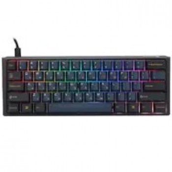 Ducky One 3 Pro Mini Nazca Line Gaming Keyboard, mechanical, 8,000 Hz, Hot Swap, RGB - Cherry MX2A Speed Silver, ANSI (US)