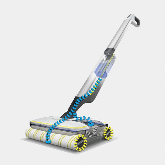 K rcher FC 7 CORDLESS Electric broom Battery Dry&wet Bagless Black, White, Yellow 2.85 Ah