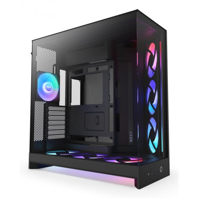 NZXT H9 Flow RGB+ Midi Tower Black