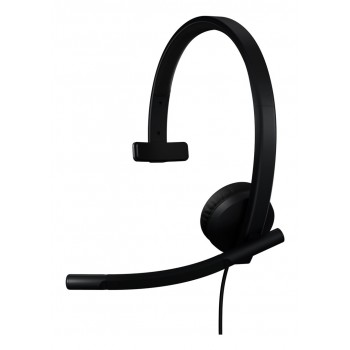 Logitech H570E Headset Wired Head-band Office/Call center USB Type-C Black